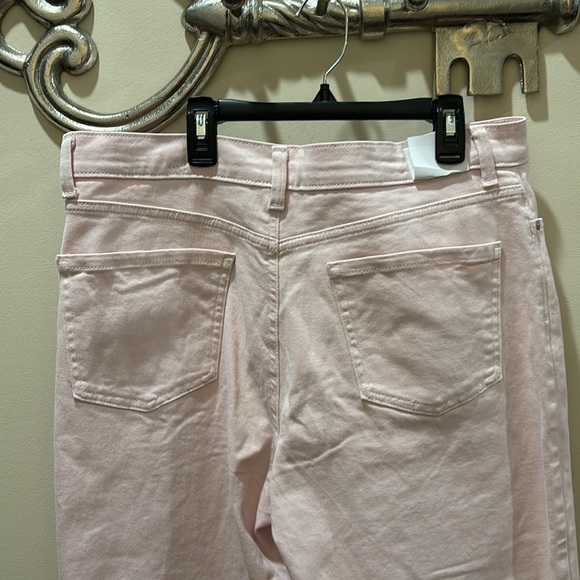New Plus Size GLORIA VANDERBILT Amanda Pink Capri Jeans Sz 14 - Picture 5 of 6
